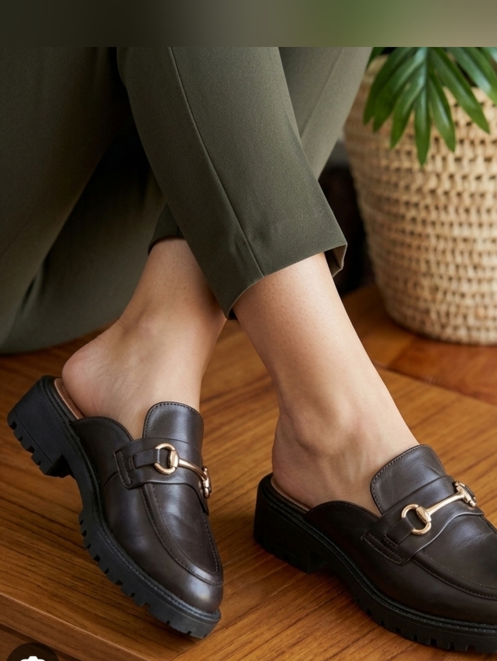 PRIMARK Brown Loafers SIZE 8 NWOT.